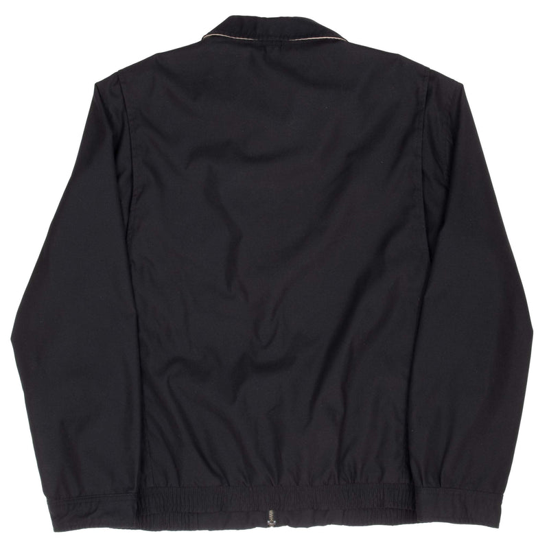 Vintage Polo Ralph Lauren Black Harrington Golf Jacket Size Large