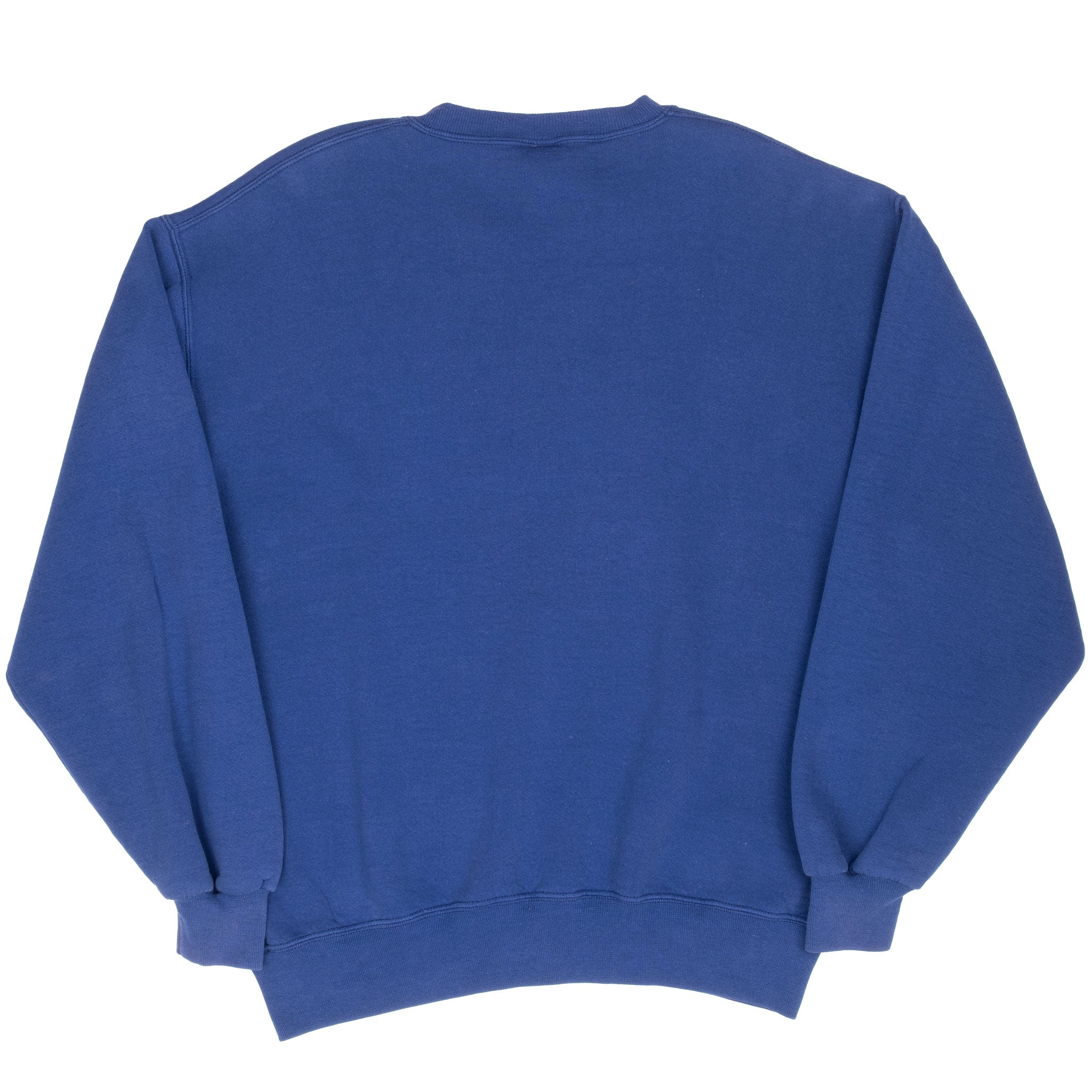 Vintage Russell Athletic Blue Blank Sweatshirt 1990S Size Large Made In Usa
