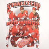 Vintage Nhl Detroit Red Wings Stanley Cup Champions 1997 Tee Shirt Size Medium
