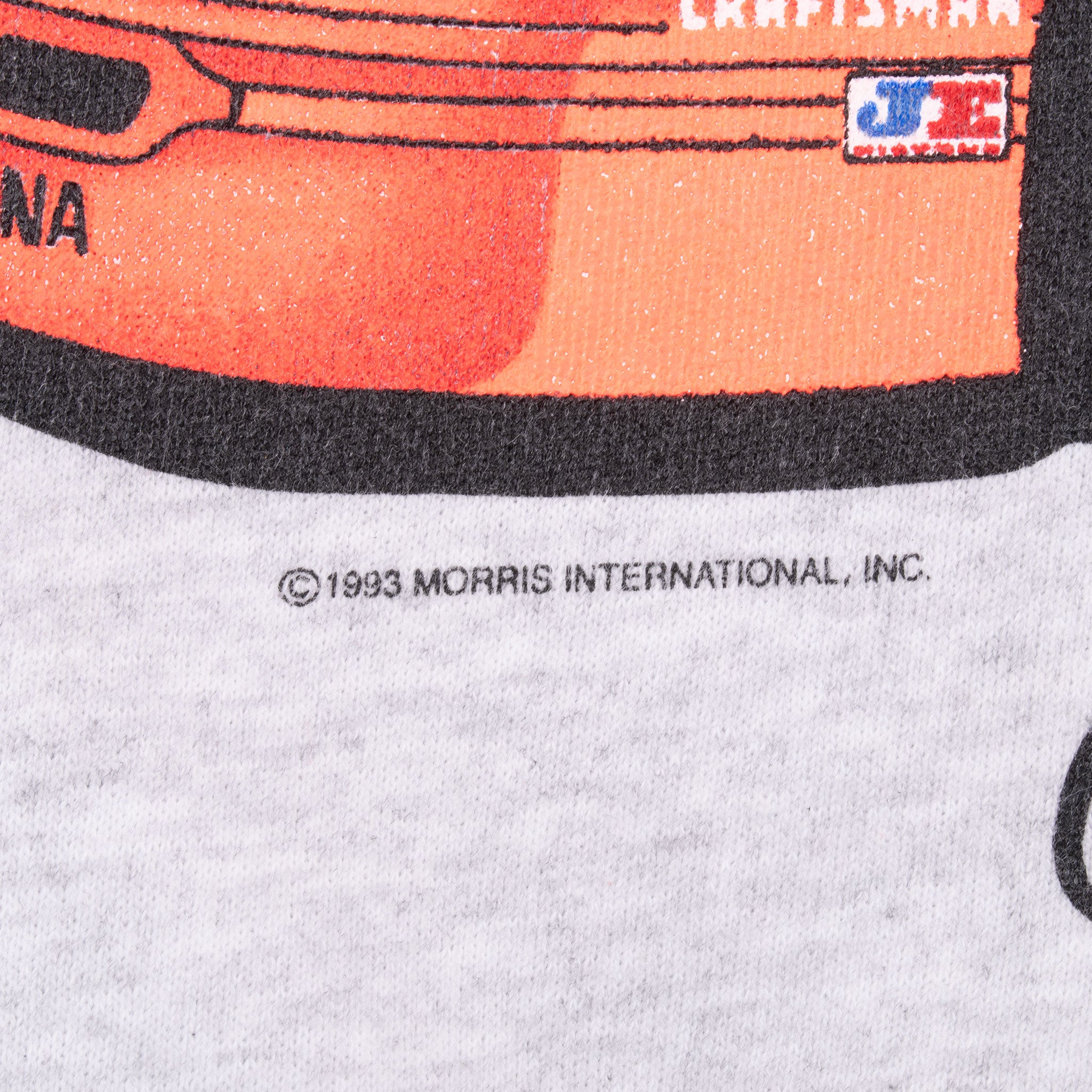 Vintage Nascar Darrell Waltrip 1993 Sweatshirt Size Medium Made In Usa