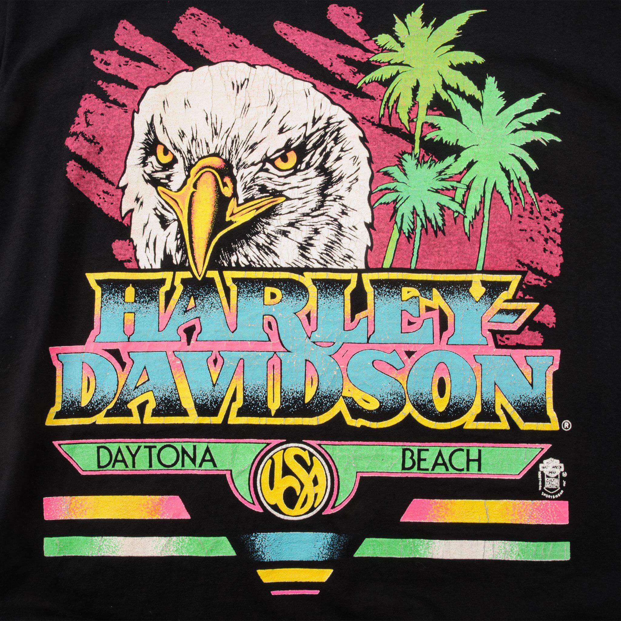 VINTAGE HARLEY DAVIDSON TEE SHIRT SIZE MEDIUM MADE IN USA