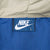 VINTAGE NIKE BLUE GOLD WINDBREAKER JACKET EARLY 1980S SIZE LARGE