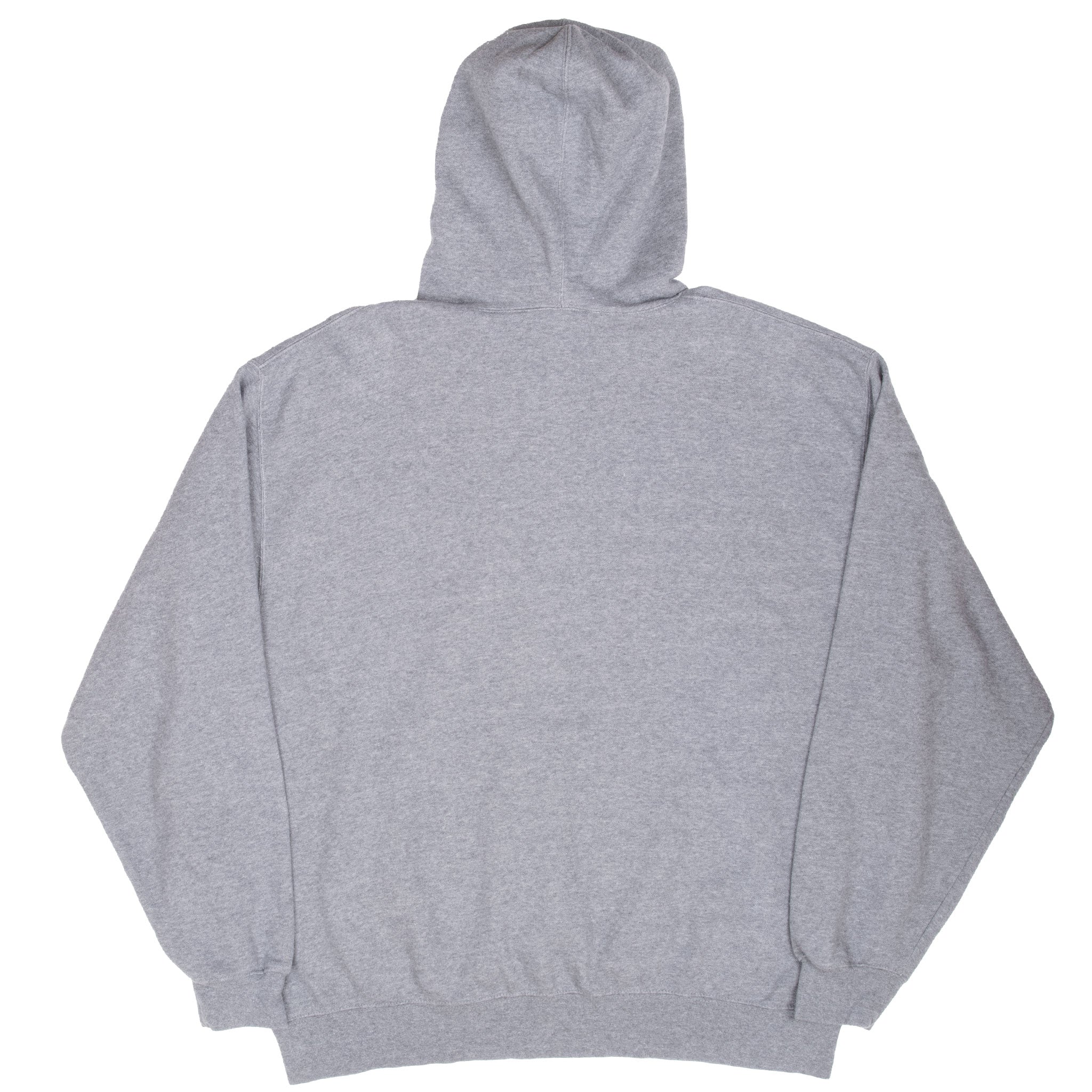 Vintage Nike Kansas Center Swoosh Grey Hoodie Sweatshirt 1990S Size XL