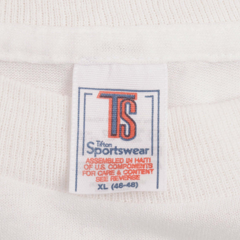 Vintage Nfl Washington Redskins Super Bowl Xxvi 1992 Tee Shirt Size XL With Single Stitch Sleeves