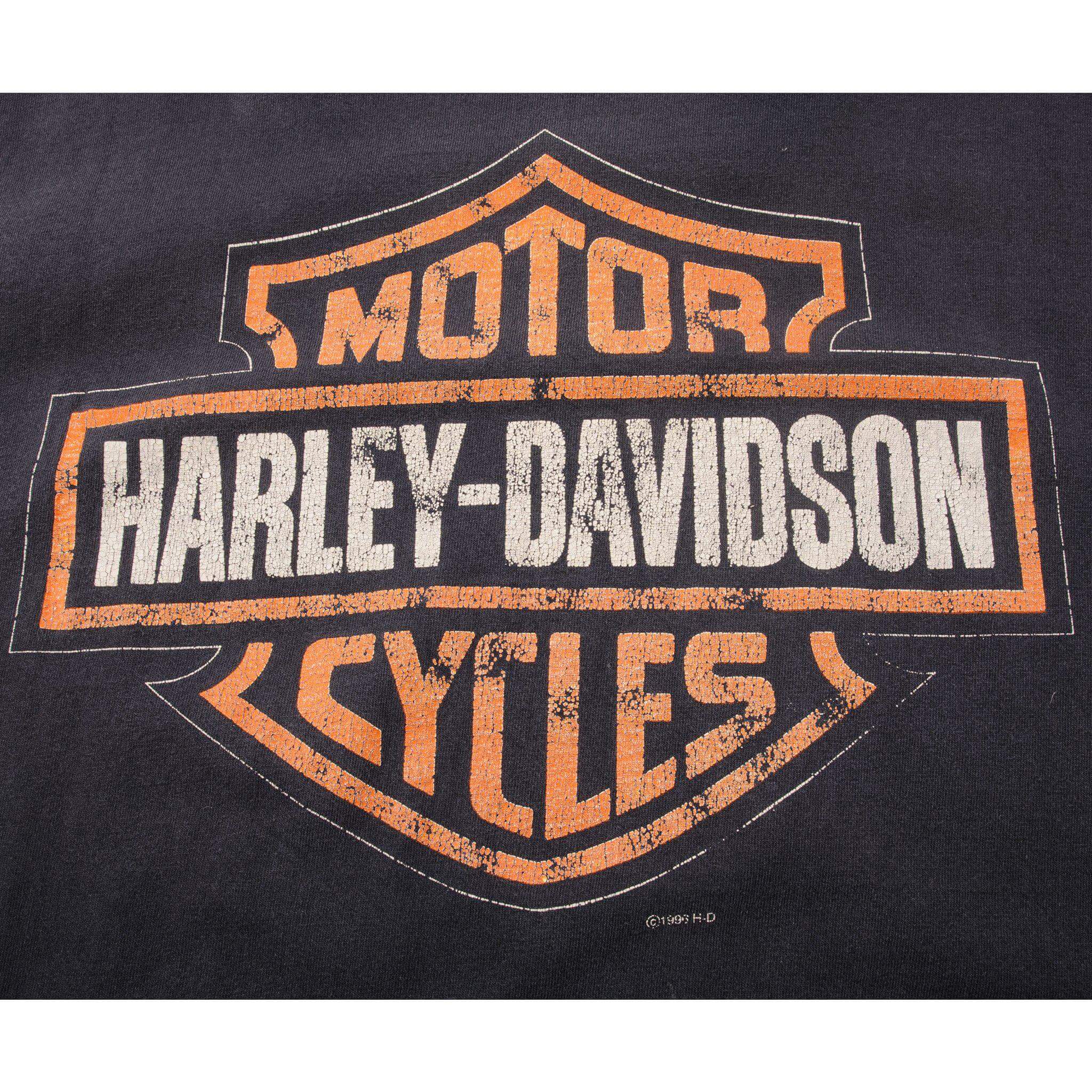 VINTAGE HARLEY DAVIDSON TEE SHIRT 1996 SIZE LARGE MADE IN USA