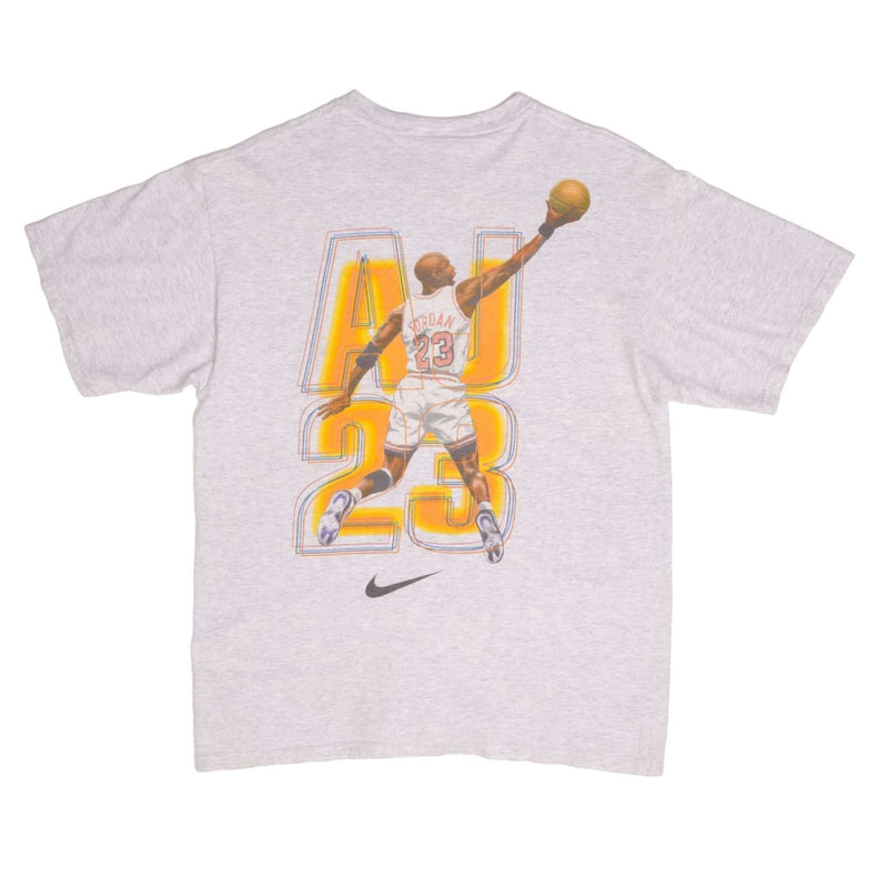 Vintage Nike Air Jordan 23 Michael Jordan's The Restaurant Tee Shirt 1990S Size Medium Made In USA