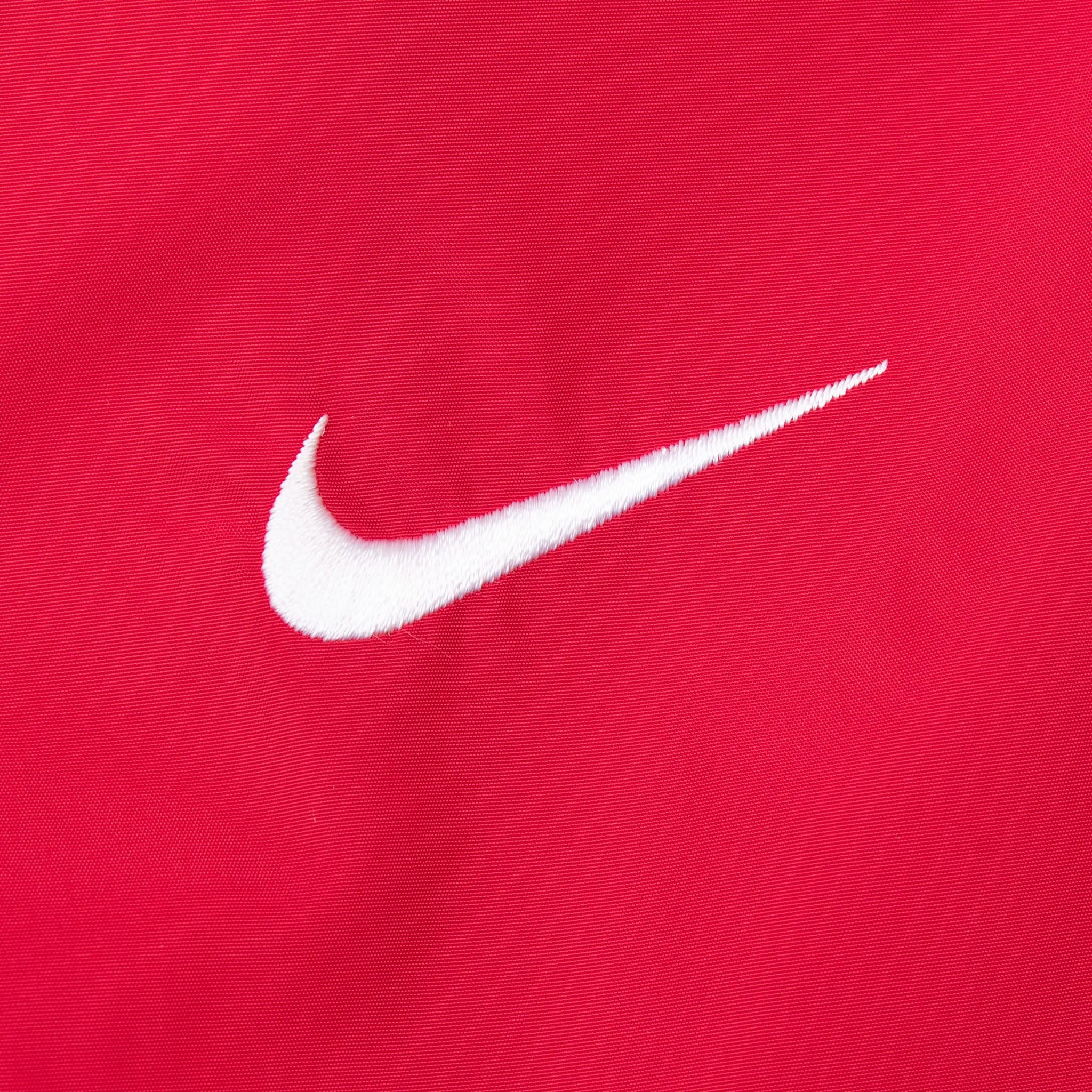 VINTAGE NIKE CLASSIC SWOOSH RED 1990S WINDBREAKER JACKET SIZE 2XL