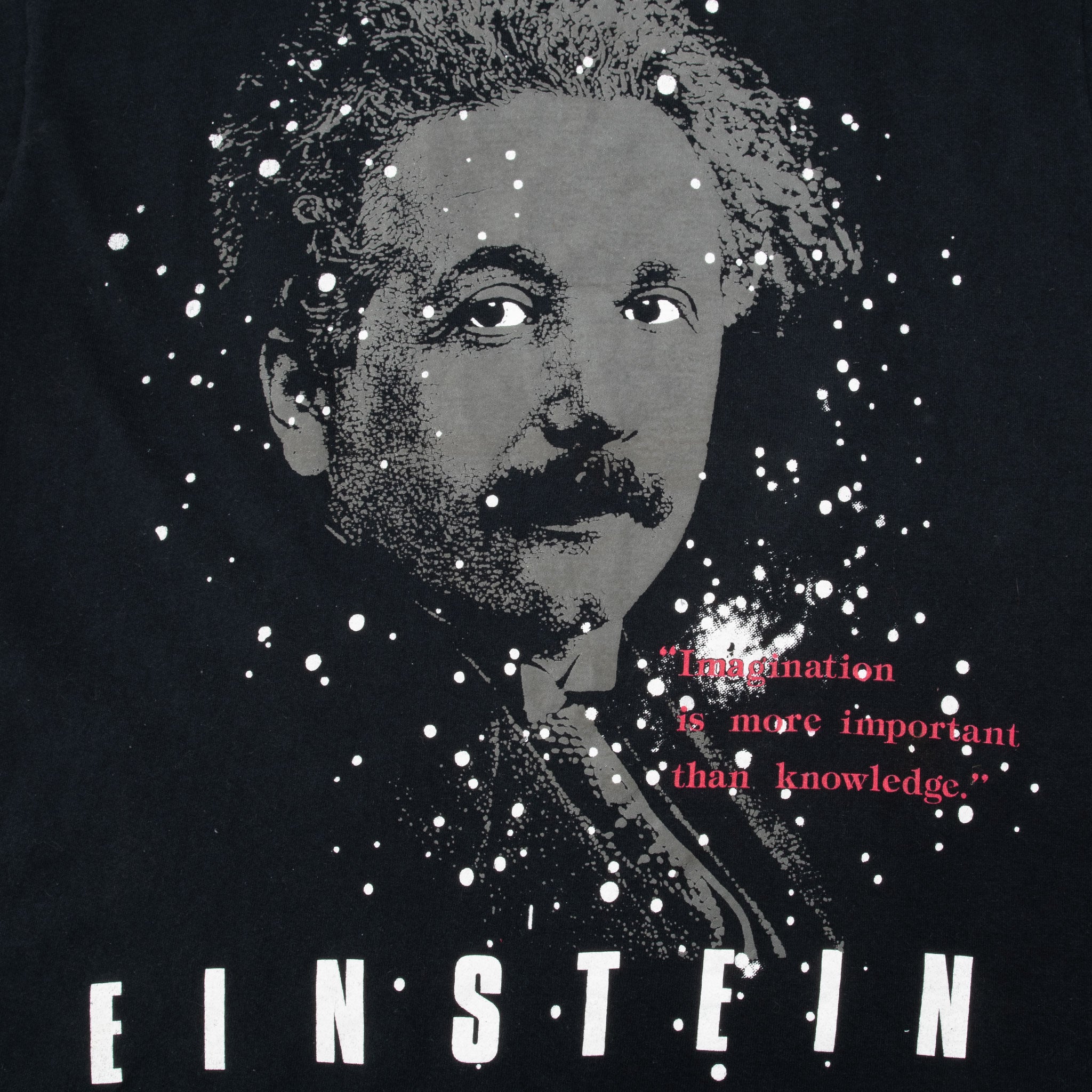 Vintage Albert Einstein 1990S Tee Shirt Size Large Made In Usa With Single Stitch Sleeves