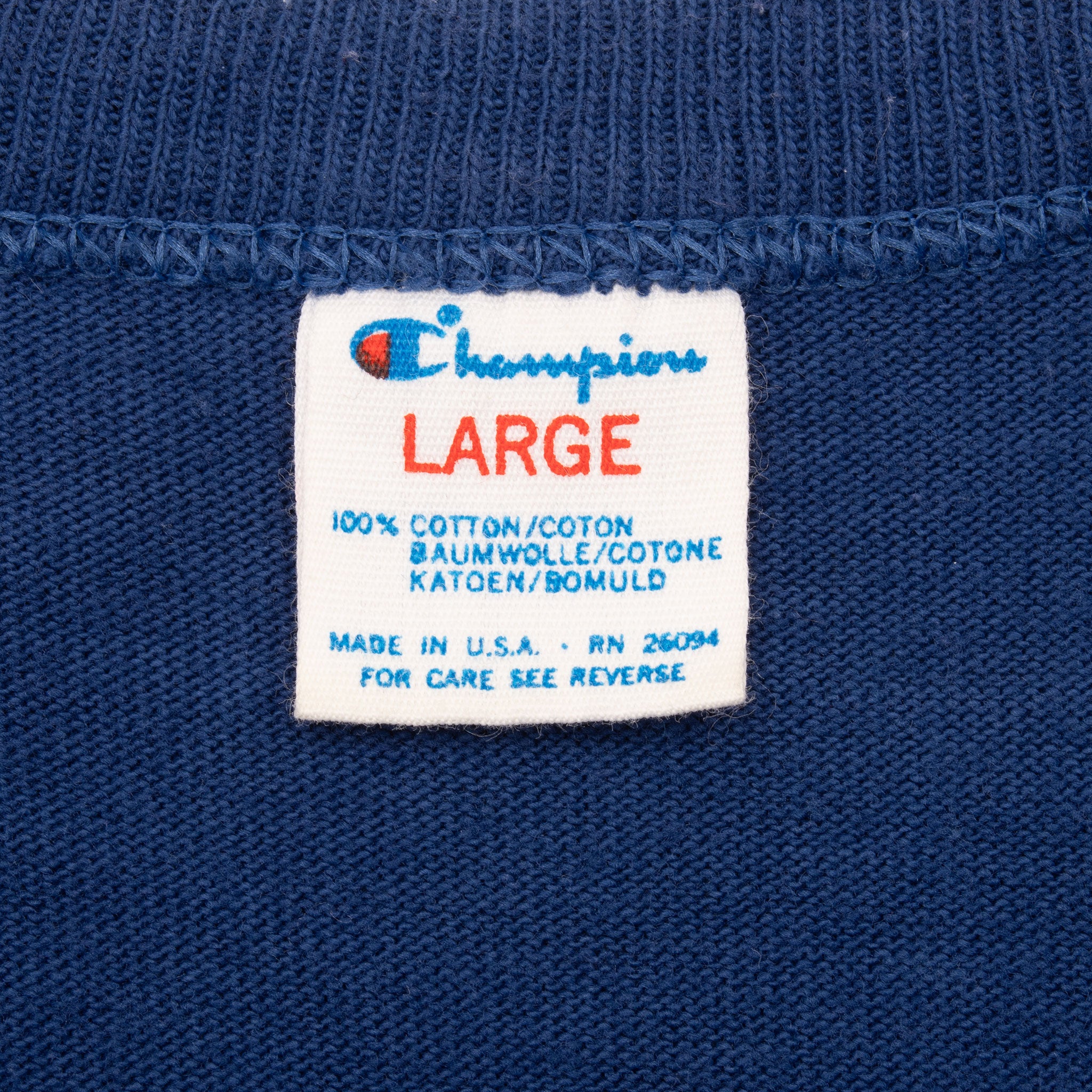 Vintage Mlb Chicago Cubs Champion Tee Shirt 1980S Medium Made In Usa With Single Stitch Sleeves