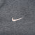 VINTAGE NIKE CLASSIC SWOOSH DARK GREY HOODIE SWEATSHIRT 2000S MEDIUM