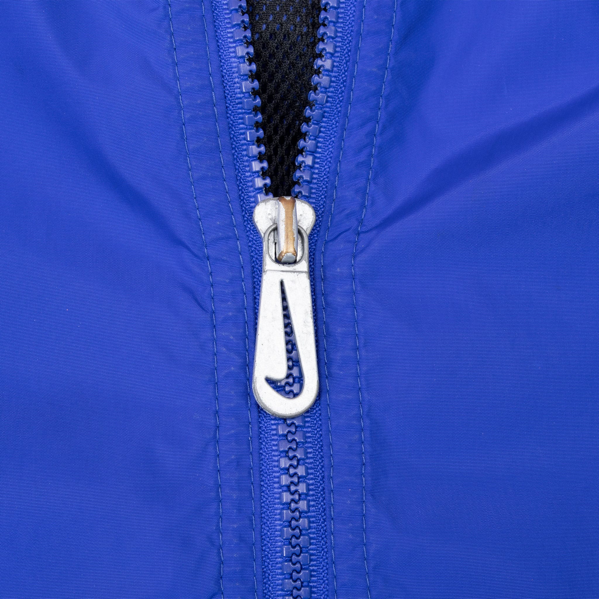 VINTAGE NIKE CLASSIC SWOOSH BLUE WINDBREAKER WOMAN JACKET 1990S MEDIUM