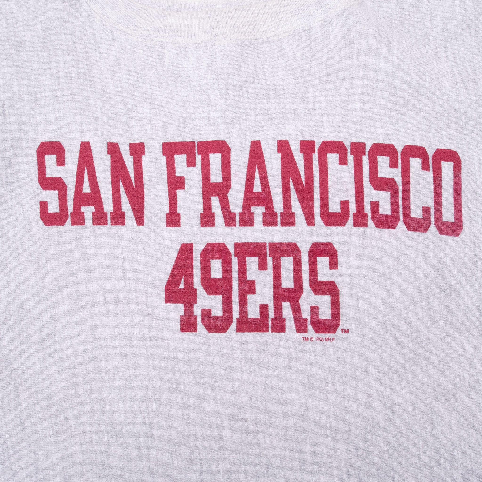Vintage Nfl San Francisco 49Ers Champion Reverse Weave Sweatshirt 1996 Size 2XL