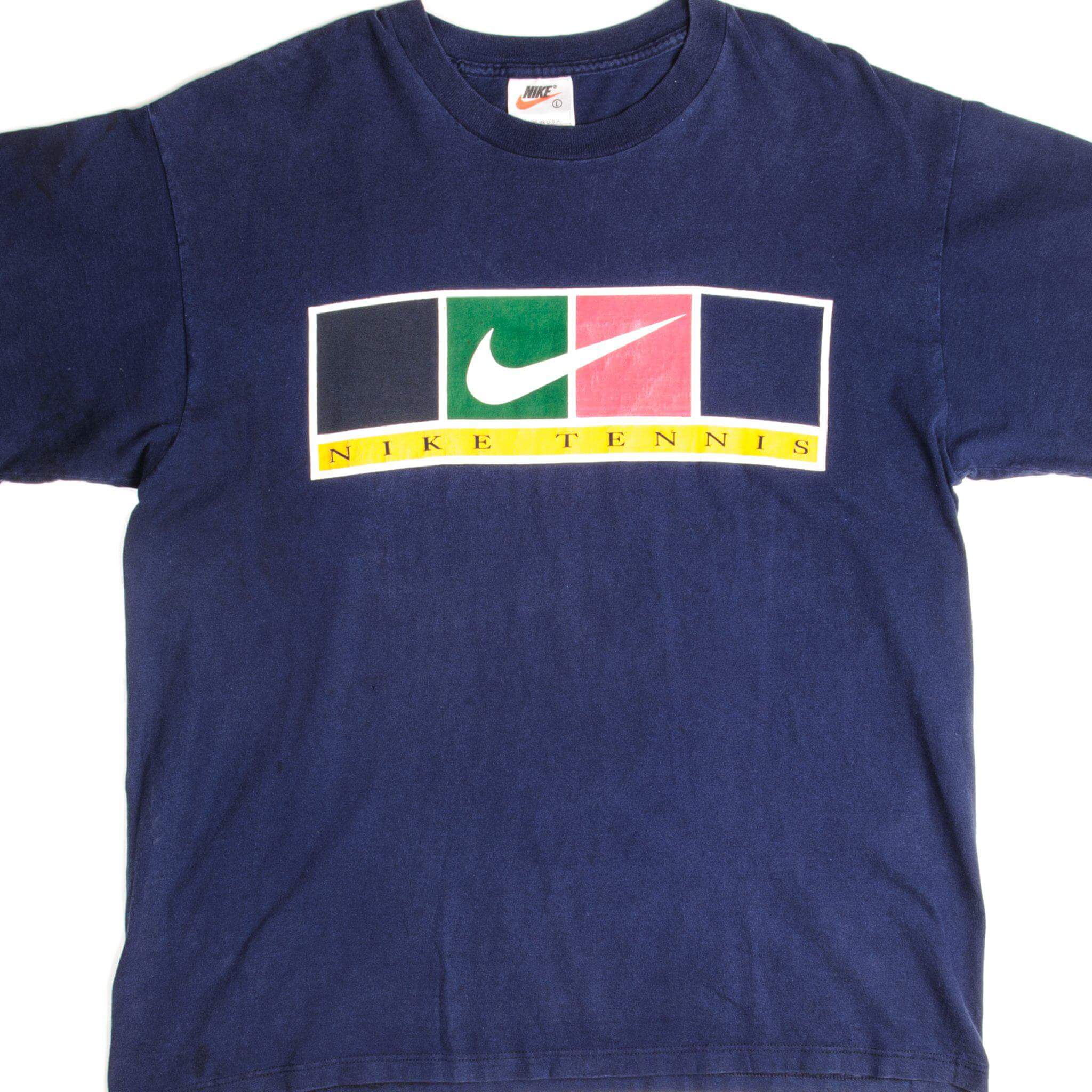 VINTAGE NIKE TEE SHIRT 1990s SIZE LARGE MADE IN USA