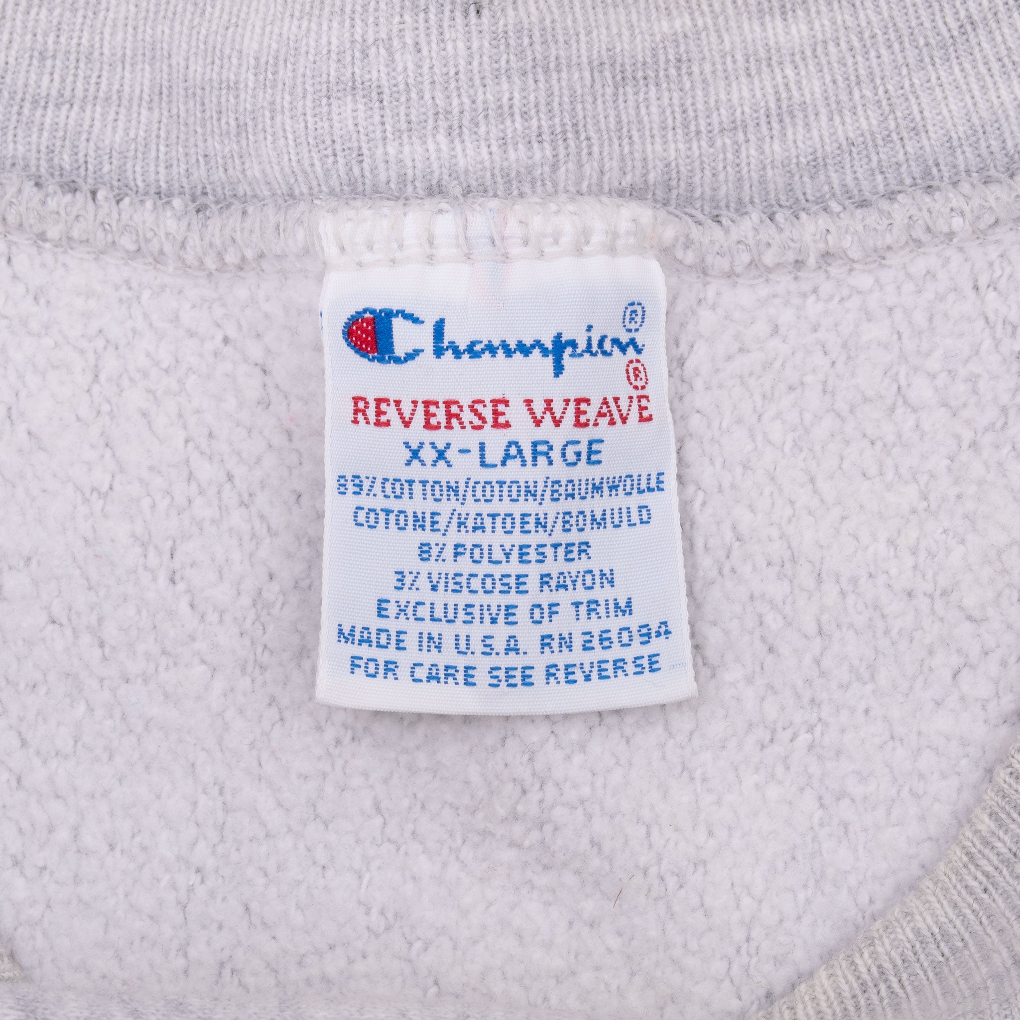 Vintage Mitchell Wrestling Champion Reverse Weave Sweatshirt 1990S Size 2XL