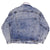 Vintage Levis Sherpa Trucker Denim Jacket 1980's Size 44R Made In USA.  Button #527