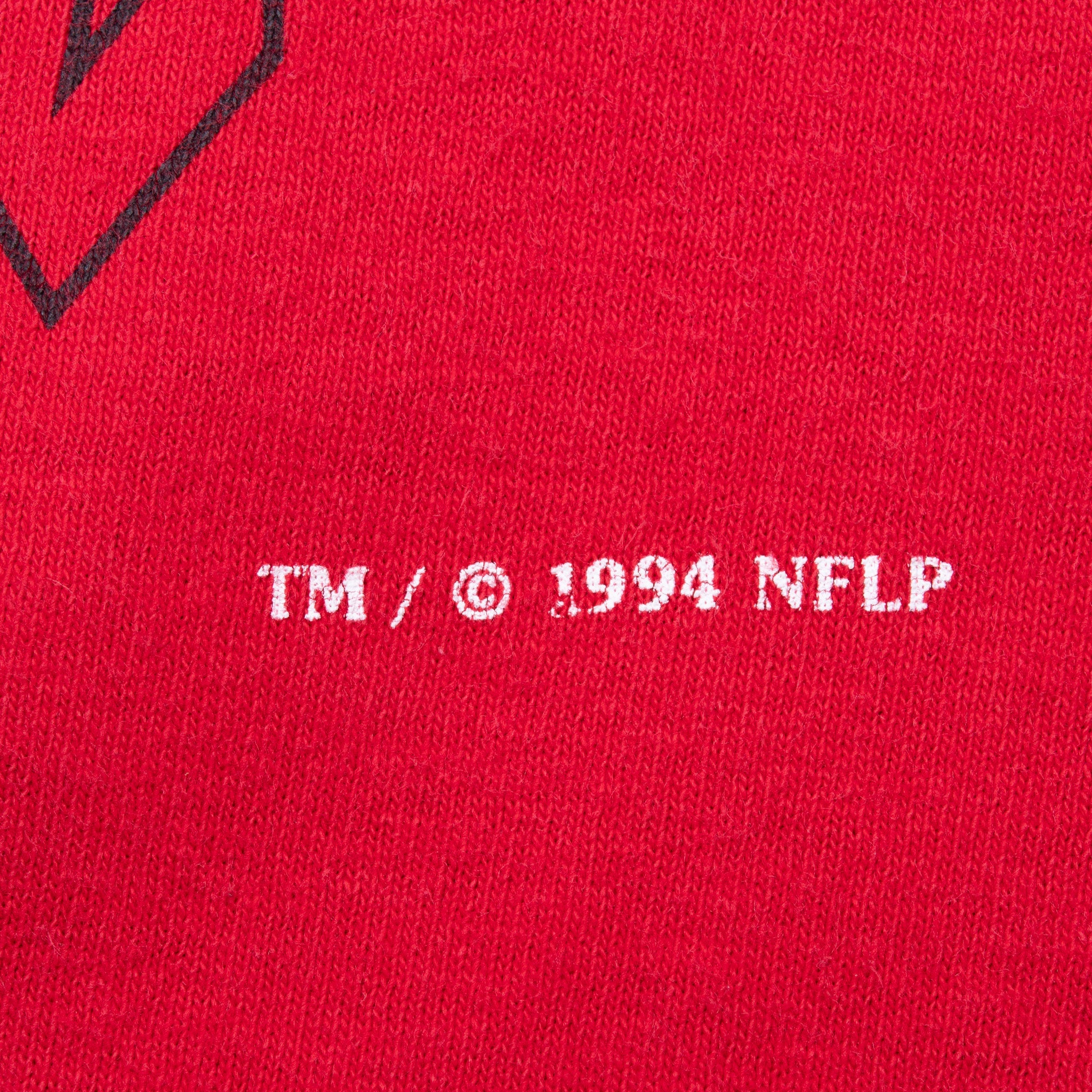 Vintage Nfl San Francisco 49Ers 1994 Tee Shirt Size Large Made In USA With Single Stitch Sleeves