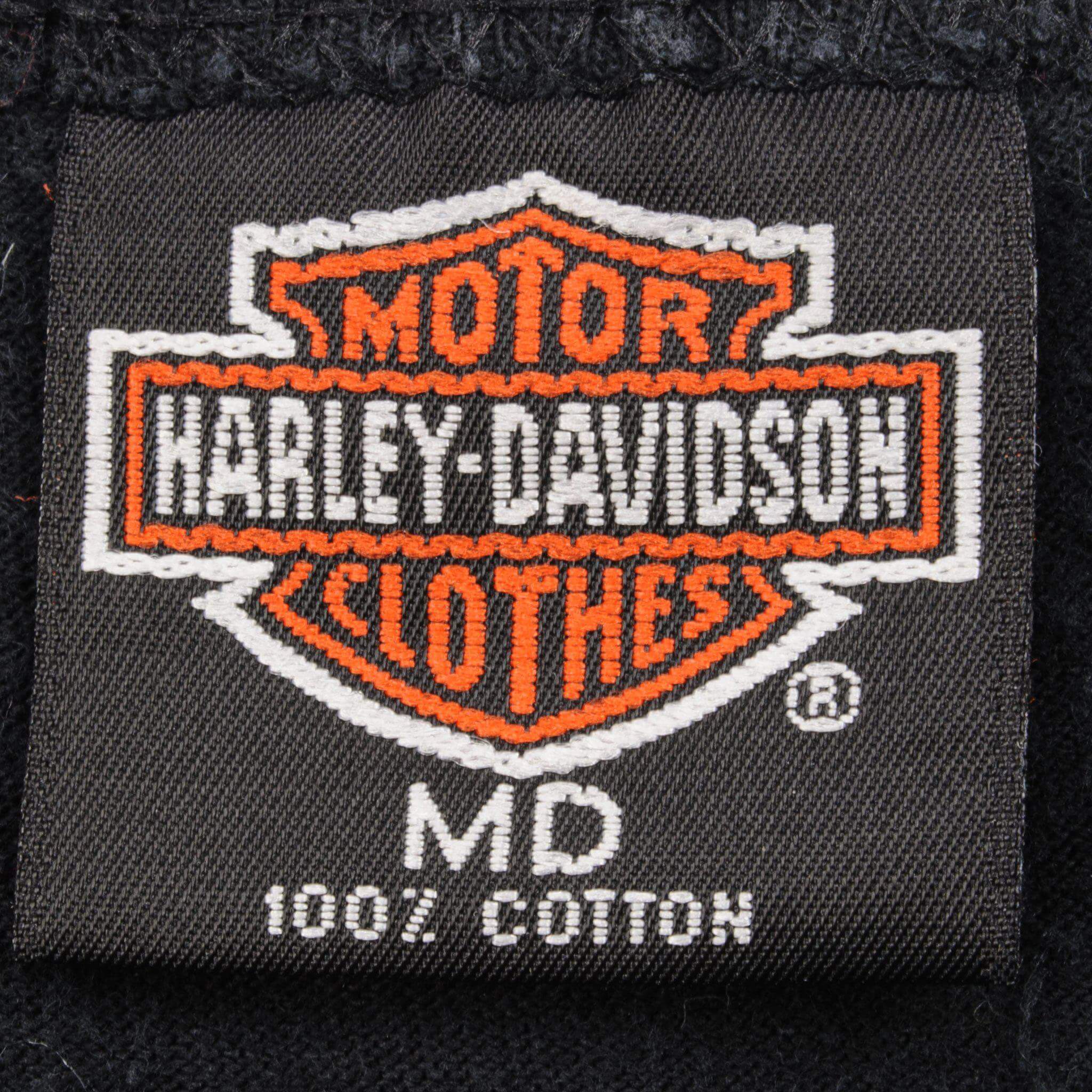 VINTAGE HARLEY DAVIDSON SLEEVELESS TEE SHIRT SIZE MEDIUM MADE IN USA