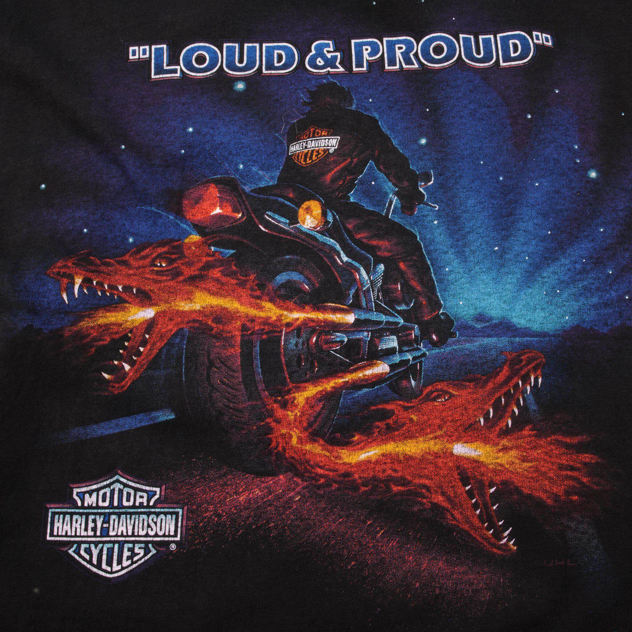 VINTAGE HARLEY DAVIDSON TEE SHIRT 1995 SIZE XL MADE IN USA