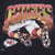 Close-up of back Chiefs football player graphic with Kansas City arrowhead logo