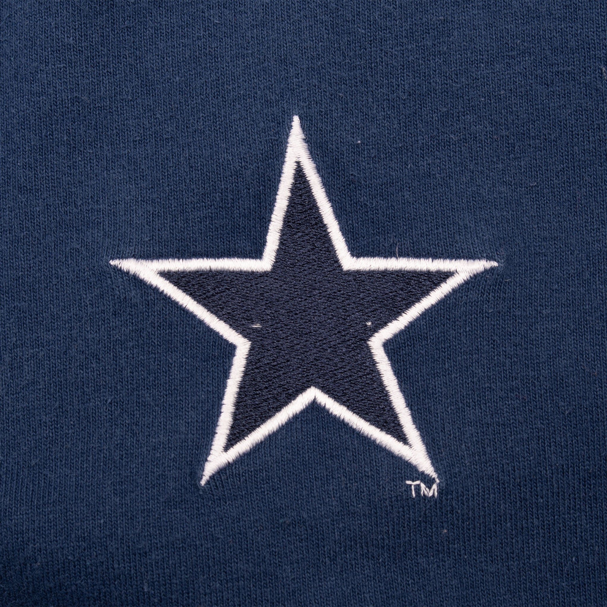 Vintage Nfl Nike Dallas Cowboys Long Sleeve Turtle Neck Blue Tee Shirt 1990S Size XL Made In Usa