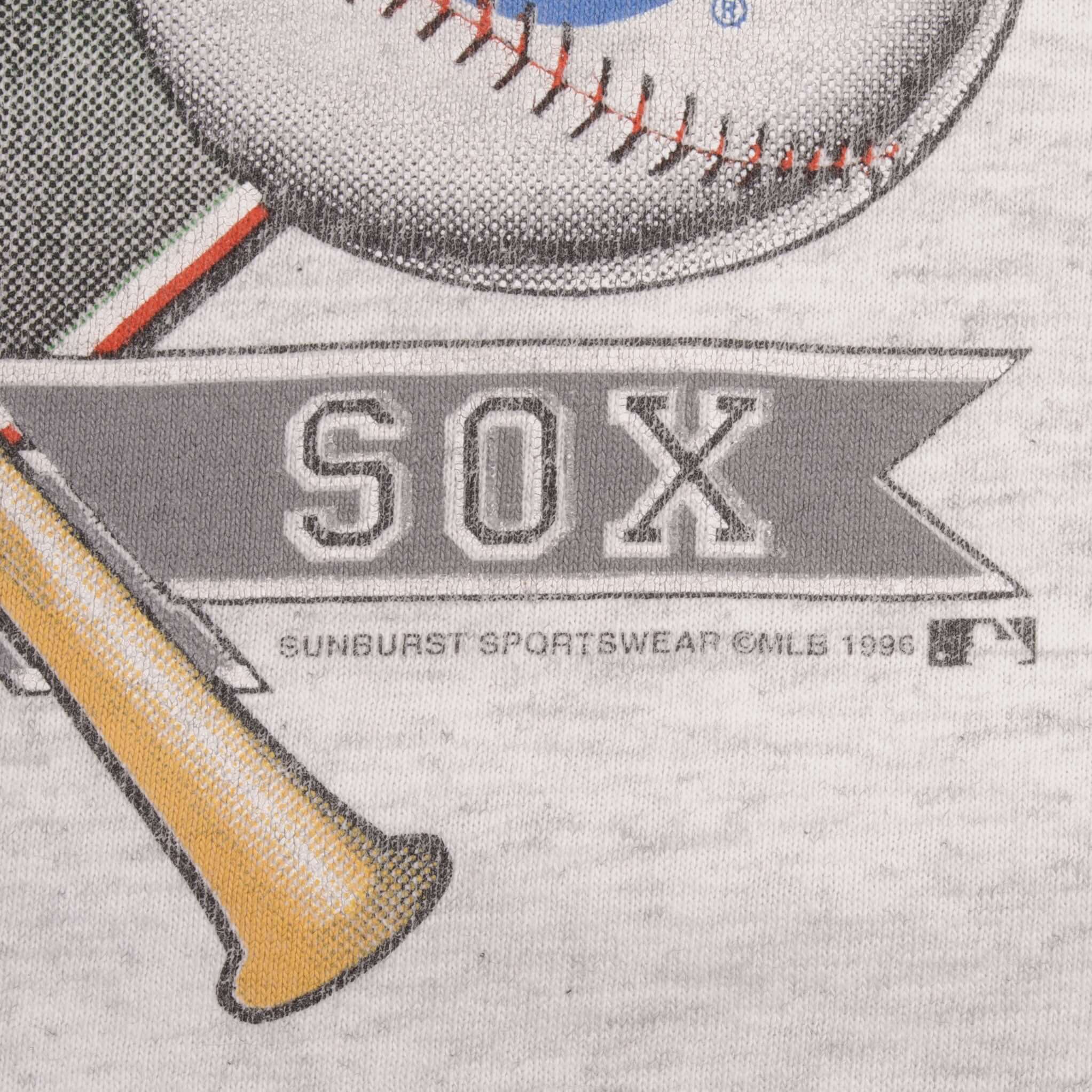 Vintage MLB Chicago White Sox Champions 1906 Tee Shirt 1996 Size XL Made In USA With Single Stitch Sleeves