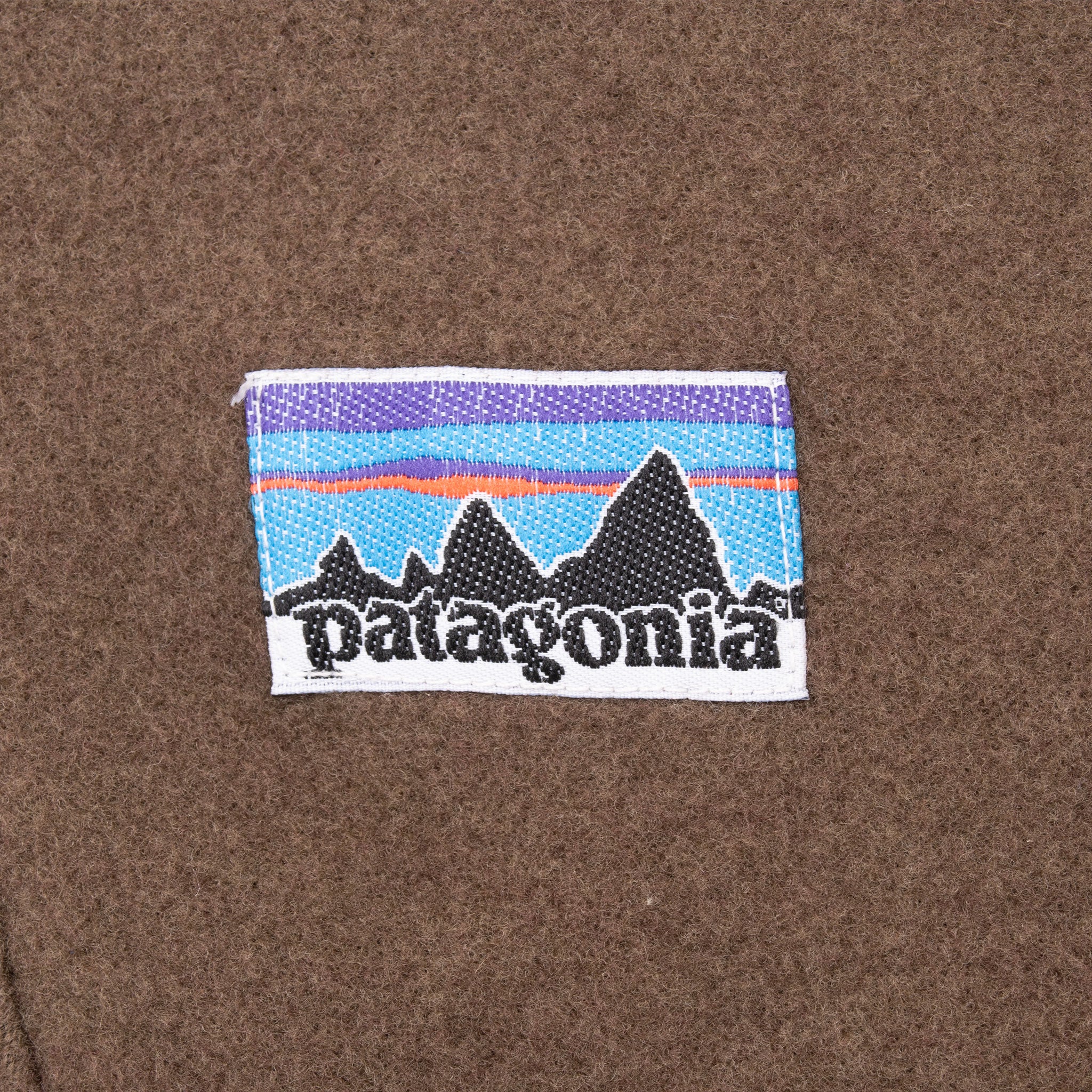 VINTAGE PATAGONIA BROWN PHIL'S FLEECE JACKET 2009 SIZE MEDIUM