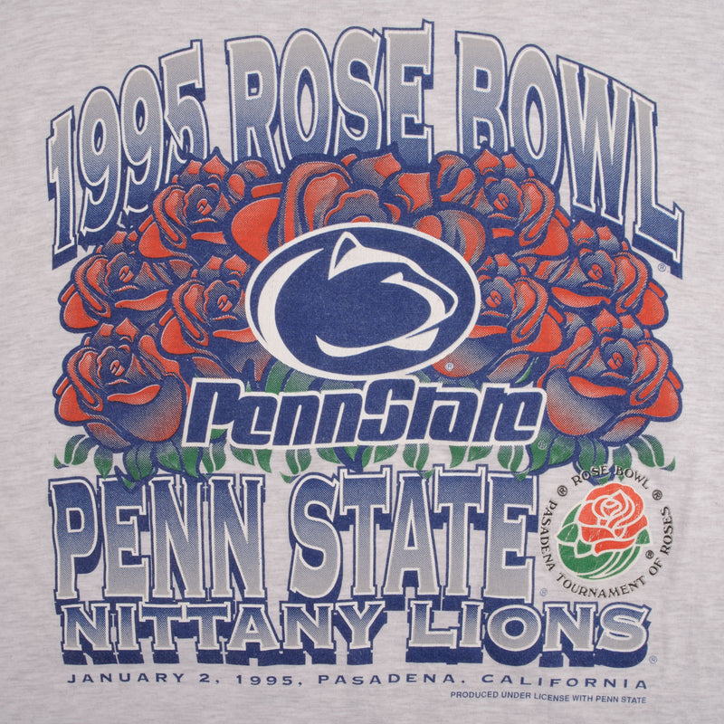 Vintage Ncaa Penn State Nittany Lions Rose Bowl 1995 Tee Shirt XL Made In USA