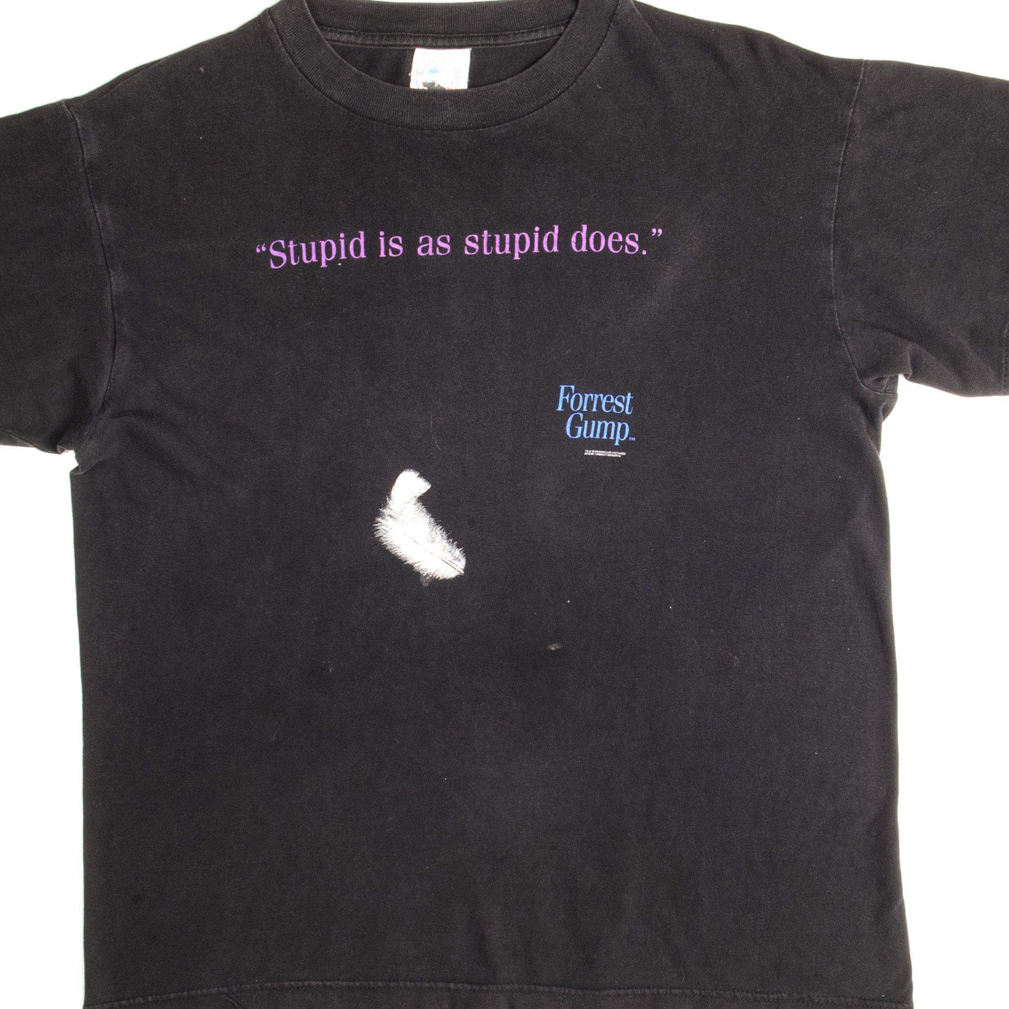 VINTAGE MOVIE FOREST GUMP TEE SHIRT 1990s SIZE LARGE