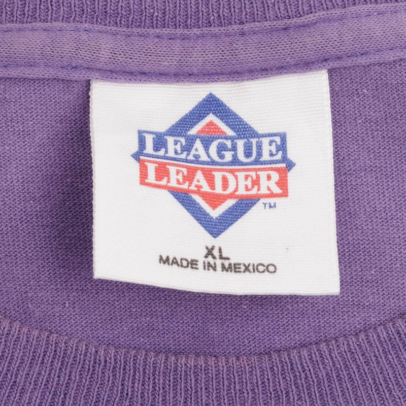 Vintage Purple MLB Colorado Rockies Tee Shirt 1996 Size XL