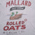 Vintage Ralph Lauren Mallard Rolled Oats Grey Tee Shirt 1990S Size Large With Single Stitch Sleeves