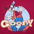Close-up of Goofy character graphic and bold Goofy lettering