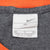Vintage Nike Classic Swoosh Grey Orange Ringer Tee Shirt 2000S Size XL