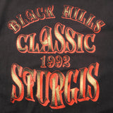 復古 BLACK HILLS MOTOR 經典 STURGIS T 卹 1992 年大尺碼美國製造