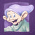 VINTAGE DISNEY DOPEY DWARF PURPLE SWEATSHIRT 1990S SIZE 2XL MADE IN USA