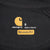 VINTAGE CARHARTT BLACK QUARTER ZIP SWEATSHIRT 2000S SMALL