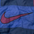 Vintage Nike Big Swoosh Blue Windbreaker Jacket 1990S Size Large