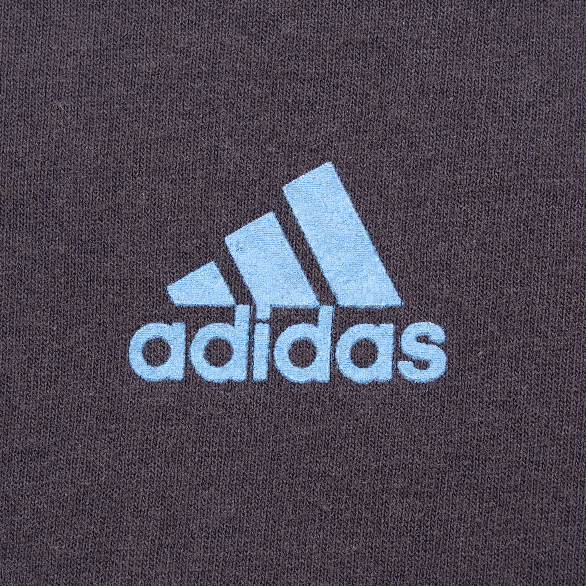 Vintage Adidas Spellout 1990S Dark Grey Tee Shirt Size XL