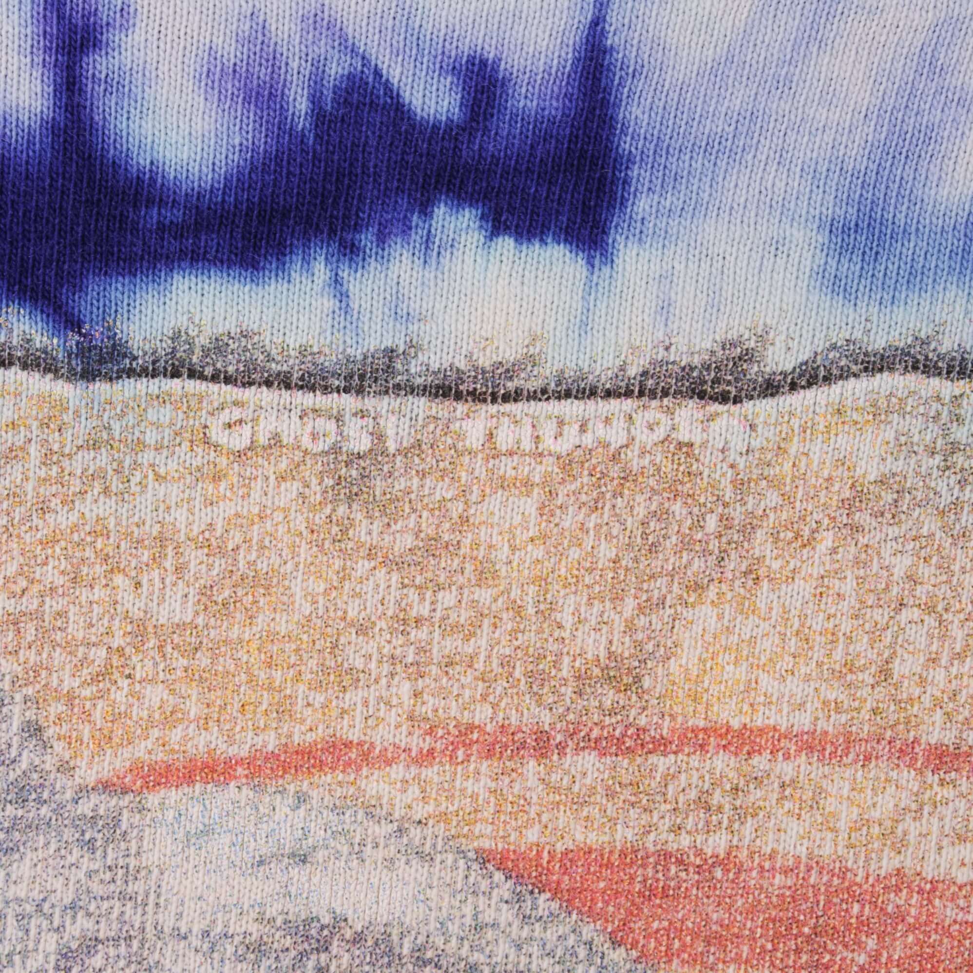 Vintage Tie Dye American Indian Javier Agredo Tee Shirt 1992 Size XL Made In USA With Single Stitch Sleeves