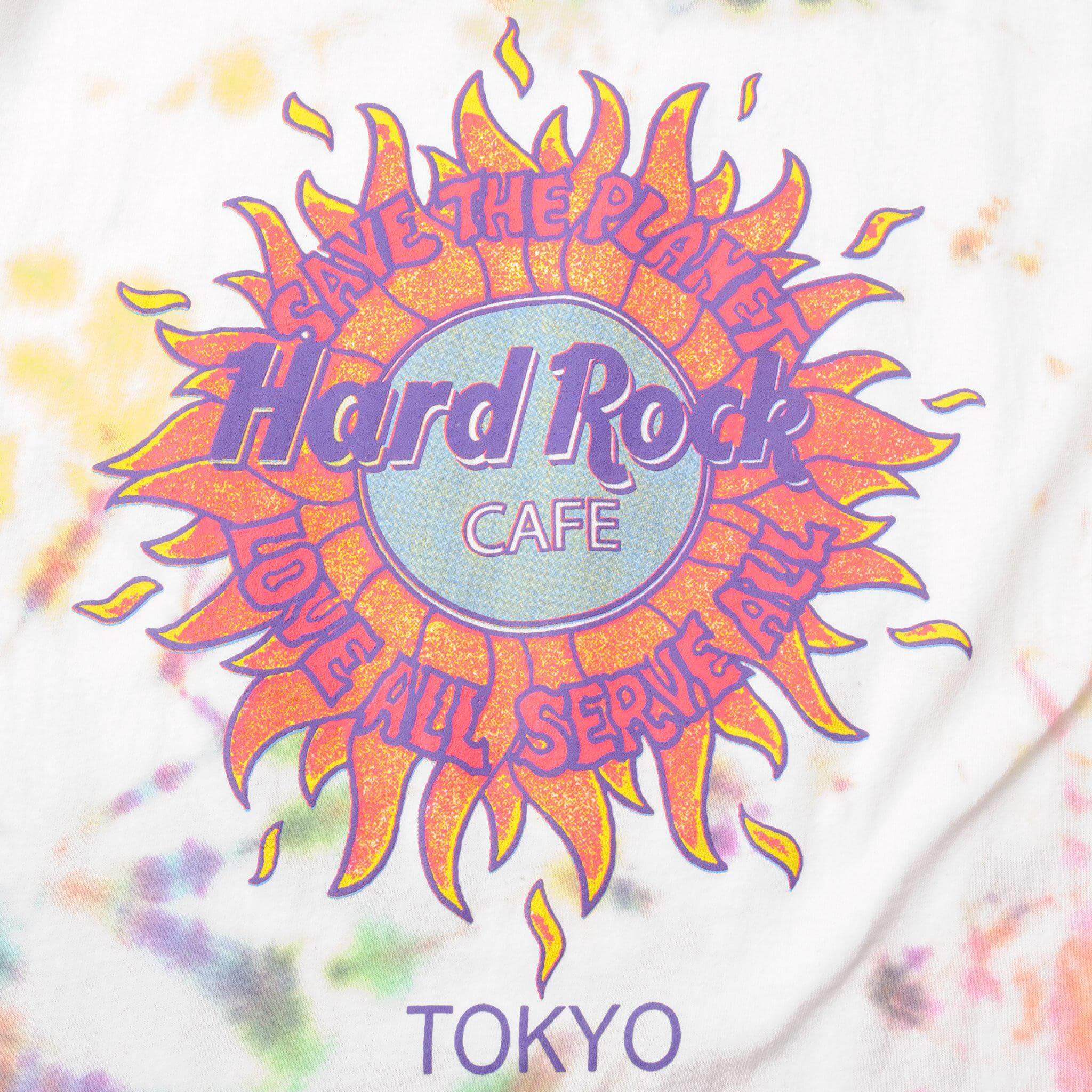 VINTAGE TIE-DYE HARD ROCK CAFE TEE SHIRT SIZE SMALL MADE IN USA