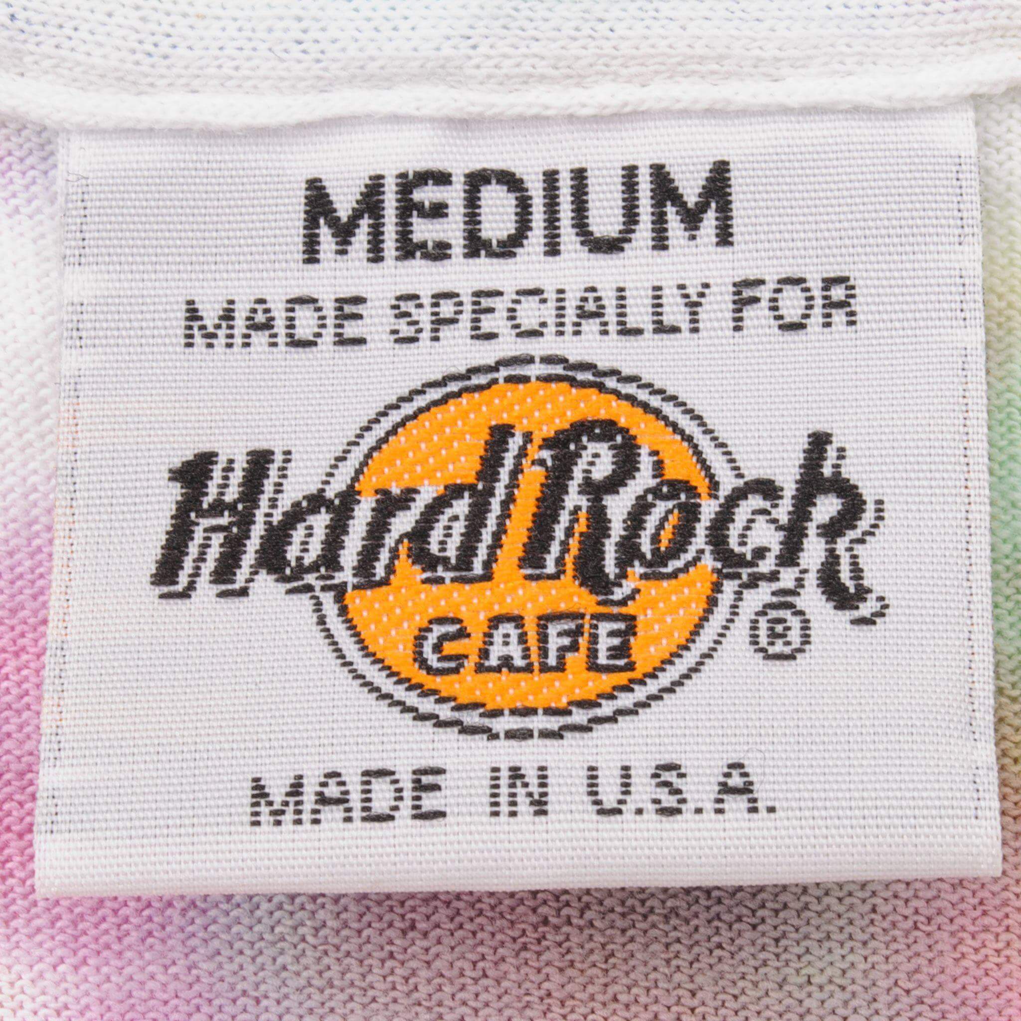 VINTAGE TIE-DYE HARD ROCK CAFE TEE SHIRT SIZE SMALL MADE IN USA