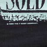 Vintage Bruce Springsteen Tunnel Of Love Express Tour 1988 Tee Shirt Size Small Made In USA With Single Stitch Sleeves