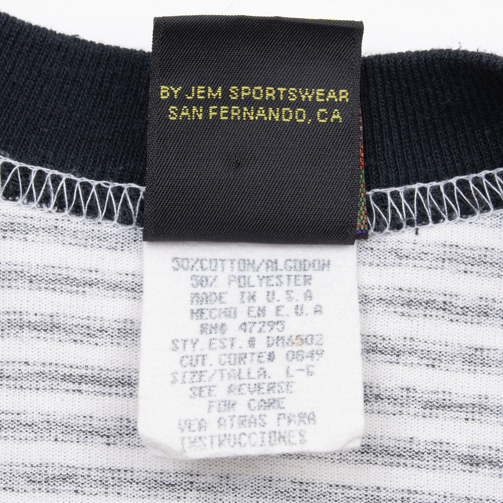 Vintage Disney Mickey Mouse Goofy Striped Tee Shirt 1990S Size Large Made In Usa