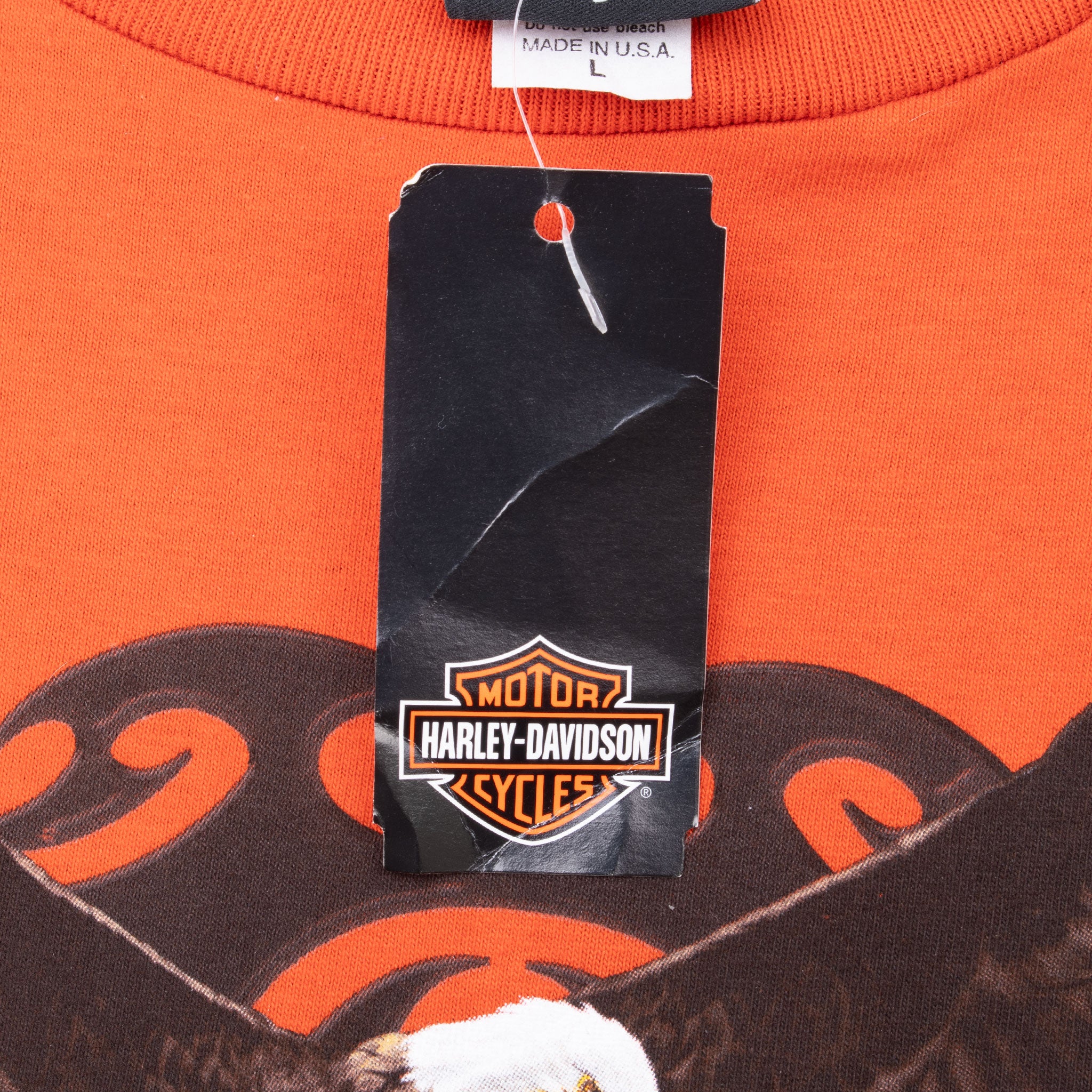 Vintage Harley Davidson Rock Hill Sc 2004 Tee Shirt Size Large Made In Usa Deadstock
