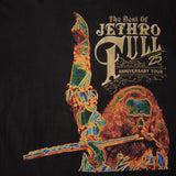 Vintage Jethro Tull 25Th Anniversary 1993 Tour Tee Shirt XL Made In USA With Single Stitch Sleeves