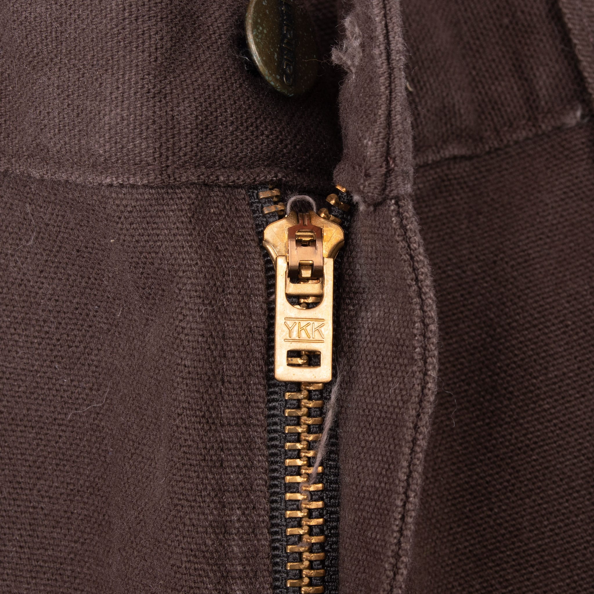 VINTAGE CARHARTT CARPENTER DARK BROWN PANTS B11DKB SIZE 34X32