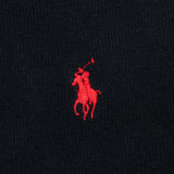 Vintage Polo Ralph Lauren Black Quarter 1/4 Zip Sweater 1990S Size XL
