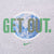 Vintage Nike Get Out Earth Grey Tee Shirt 2000S Size 2Xl