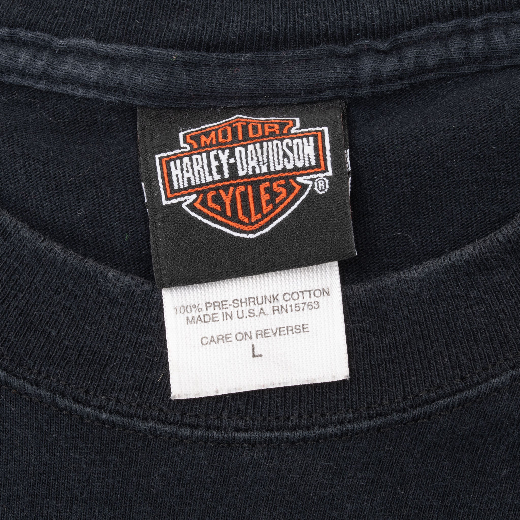 Vintage Harley Davidson Chicago 2008 Tee Shirt Size Large Made In Usa