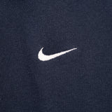 Vintage Nike Classic Swoosh Navy Blue Sweatshirt 2000S Size Large