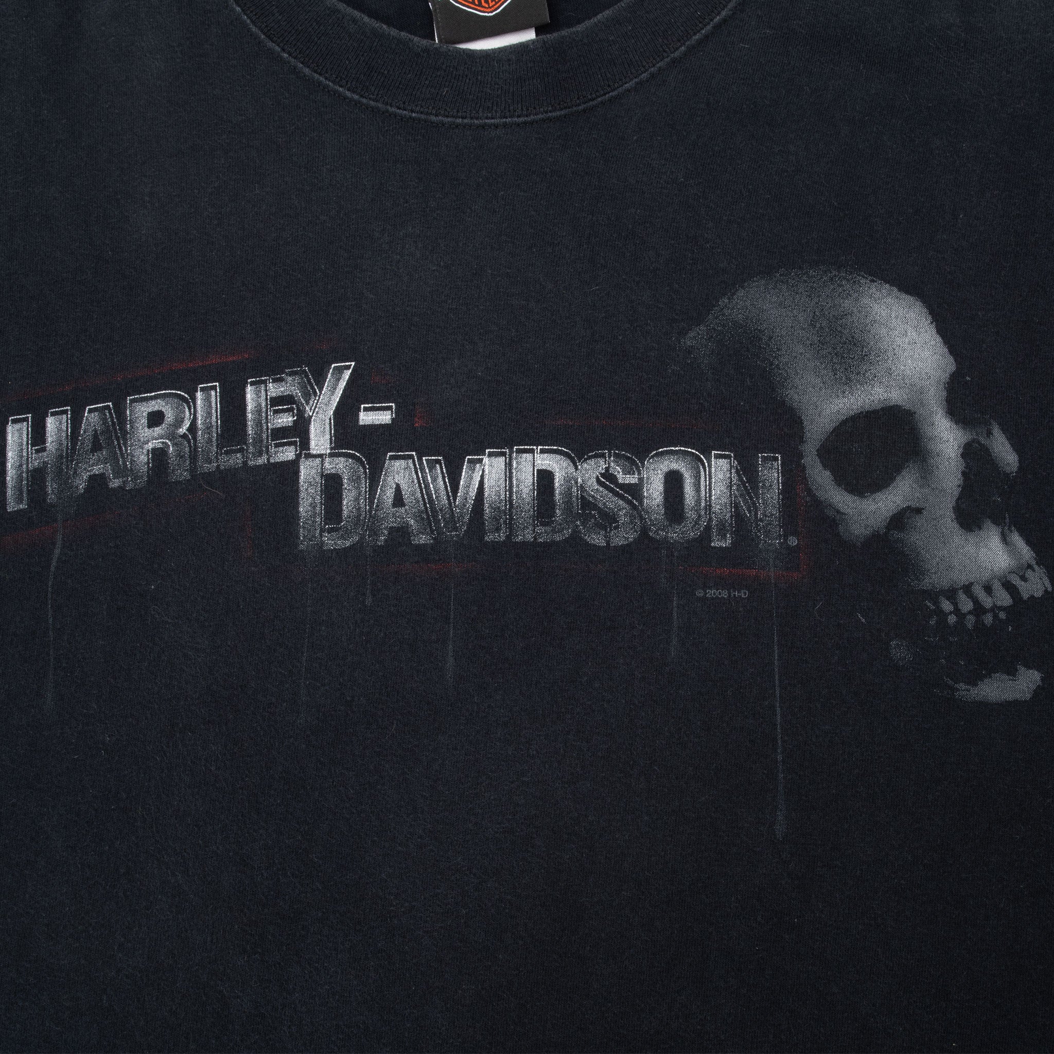 Vintage Harley Davidson Chicago 2008 Tee Shirt Size Large Made In Usa